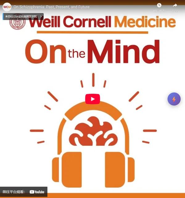 On Schizophrenia: Past, Present, and Future