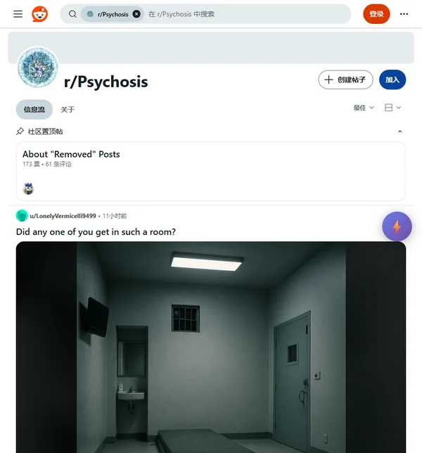 Reddit r/psychosis