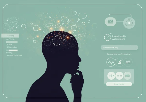 Person seeking clarity, using a mental health assessment.