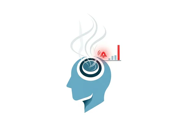 Conceptual image of a mental health screening score as a signal